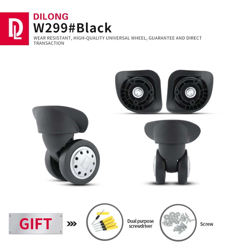 DILONG Trolley Case Luggage Wheel High Quality Rubber Luggage Wheel Replacement Wheels Universal Travel Suitcase Accessories
DILONG Trolley Case Luggage Wheel High Quality Rubber Luggage Wheel Replacement Wheels Universal Travel Suitcase Accessories