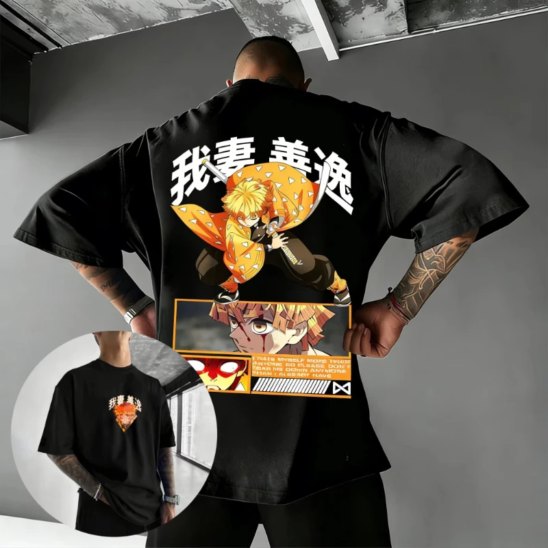 Demon Slayer Zenitsu Oversized Tee Anime Graphic T Shirt Men Women Cotton Short Sleeve Tee Streetwear 2026 Summer Casual Top Y2k
Demon Slayer Zenitsu Oversized Tee Anime Graphic T Shirt Men Women Cotton Short Sleeve Tee Streetwear 2026 Summer Casual Top Y2k
