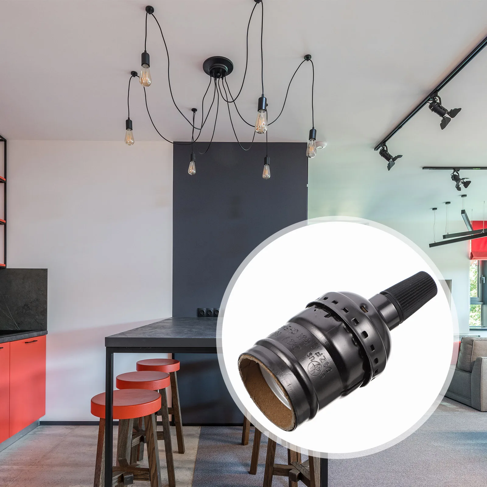 2Pcs Aluminum Lamp Head Chandelier Stand E27 Thread Light Socket Bulb Holder Pendant Lamp Screw Socket Base Durable Strong
2Pcs Aluminum Lamp Head Chandelier Stand E27 Thread Light Socket Bulb Holder Pendant Lamp Screw Socket Base Durable Strong