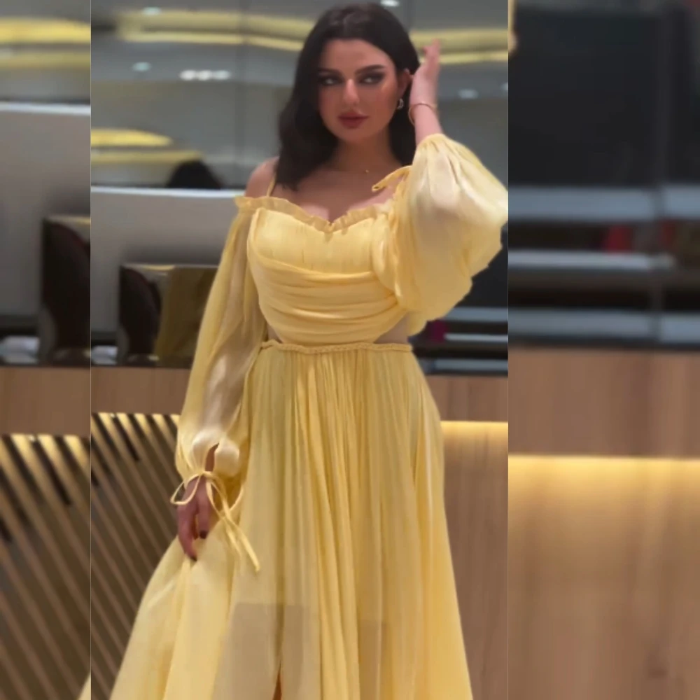 Customized Classic Chiffon Pleat Ruched Ribbon A-line Spaghetti Strap Off-the-shoulder Midi Dresses Evening Dresses High Quality
Customized Classic Chiffon Pleat Ruched Ribbon A-line Spaghetti Strap Off-the-shoulder Midi Dresses Evening Dresses High Quality