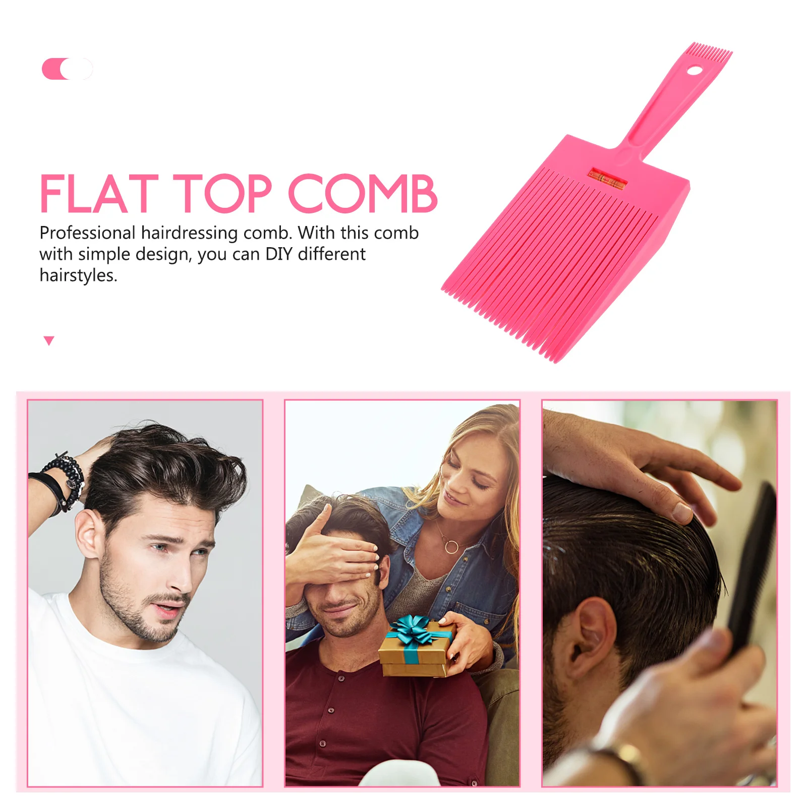 Flat Top Comb Barber Combs Professional Stylist Wide Tooth Gold Plated Smooth Men Pink Hair Retro Oil Travel Car Office
Flat Top Comb Barber Combs Professional Stylist Wide Tooth Gold Plated Smooth Men Pink Hair Retro Oil Travel Car Office