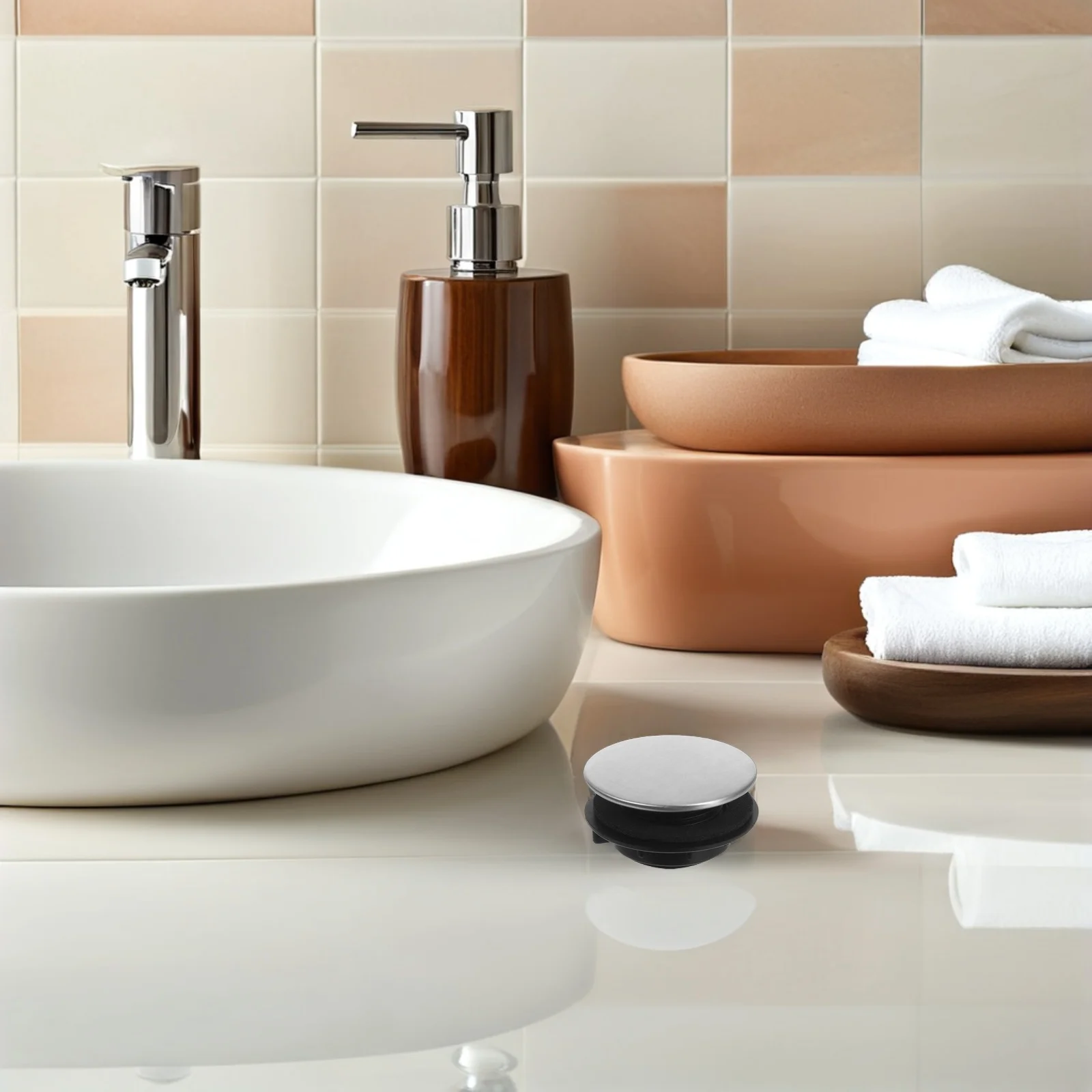 3pcs Stainless Steel Sink Hole Cover Rustproof Kitchen Countertop Cover Compatible Faucet Soap Dispenser Holes for Bathroom
3pcs Stainless Steel Sink Hole Cover Rustproof Kitchen Countertop Cover Compatible Faucet Soap Dispenser Holes for Bathroom