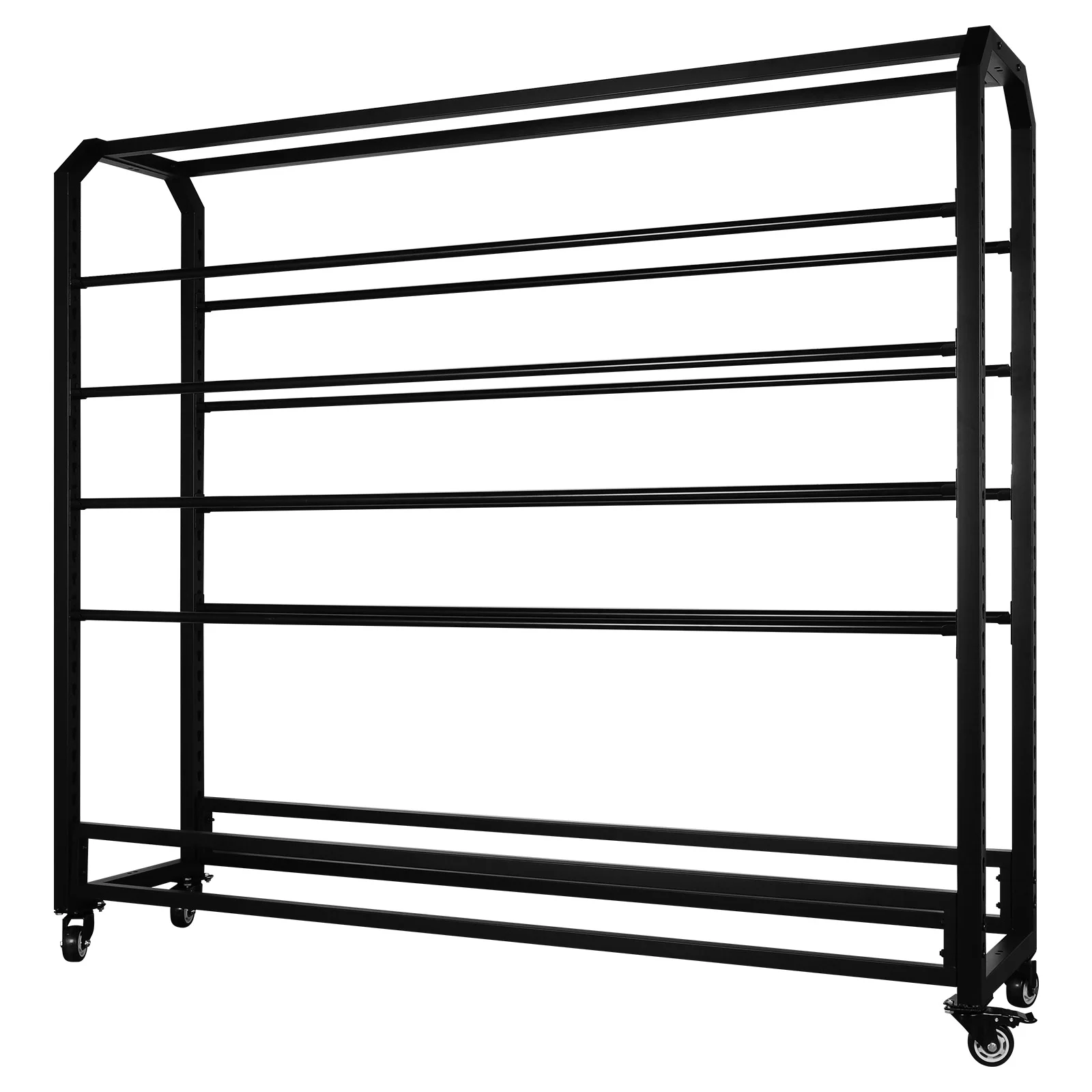 Fabric Roll Storage Rack with Wheels Large Textile Fabric Display Rack Floor-To-Ceiling for Curtain/Wallpaper/Tablecloth
Fabric Roll Storage Rack with Wheels Large Textile Fabric Display Rack Floor-To-Ceiling for Curtain/Wallpaper/Tablecloth
