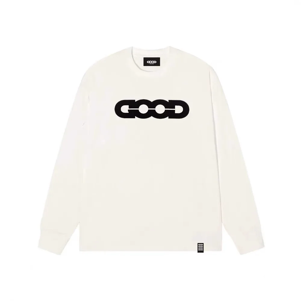 High-Quality Goodbrand Fashion GOOD Long-Sleeve New Foam-Printed T-Shirt for Men and Women
High-Quality Goodbrand Fashion GOOD Long-Sleeve New Foam-Printed T-Shirt for Men and Women