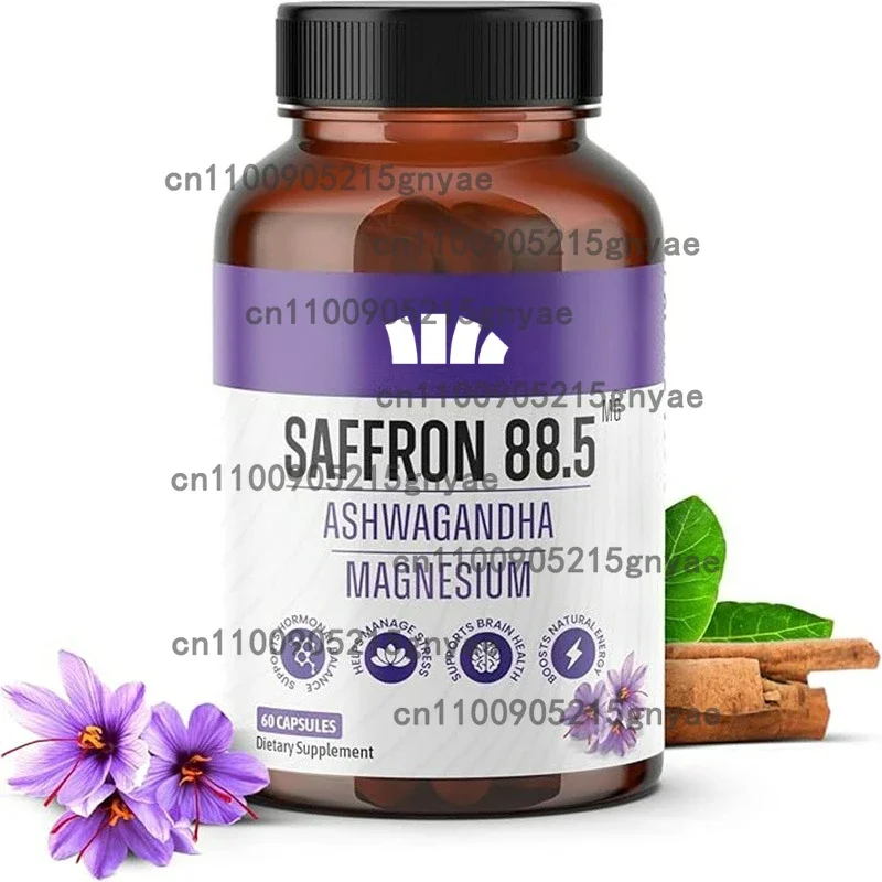 Saffron Supplement-100% Pure Saffron Extract Mood Enhancer, Suitable for Both Men and Women. Saffron Capsules Promote Eye Health
Saffron Supplement-100% Pure Saffron Extract Mood Enhancer, Suitable for Both Men and Women. Saffron Capsules Promote Eye Health