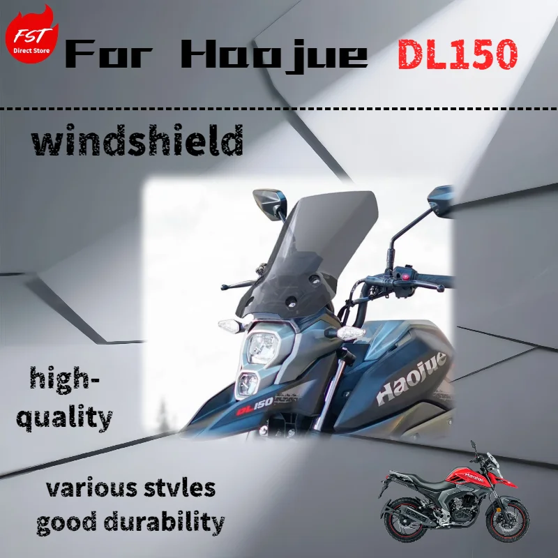 For Haojue DL150 windshield modification, heightening and transparency upgrade windshield accessories
For Haojue DL150 windshield modification, heightening and transparency upgrade windshield accessories