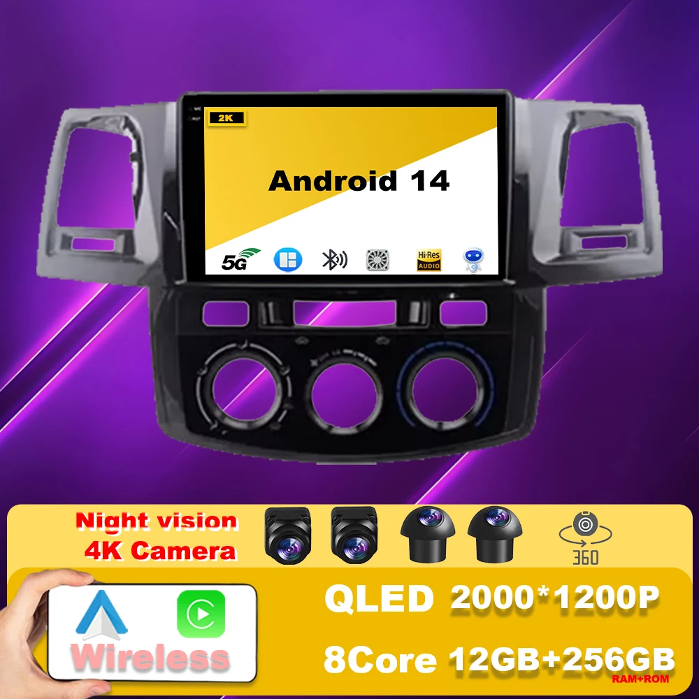 Автомобильный радиоприемник Android 14 для Toyota Fortuner Hilux MT 2007 2008 2012 2014 2015, навигация GPS 4G WIFI DVD, авторадио 2din без 2din dvd
Автомобильный радиоприемник Android 14 для Toyota Fortuner Hilux MT 2007 2008 2012 2014 2015, навигация GPS 4G WIFI DVD, авторадио 2din без 2din dvd