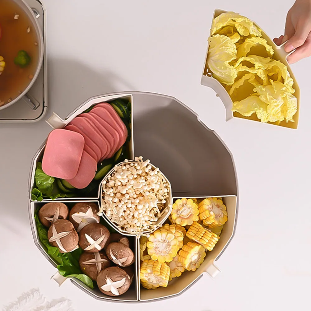 Double Layers Hot Pot Drain Basket Rotatable Portable Hot Pot Food Container For Desktop
Double Layers Hot Pot Drain Basket Rotatable Portable Hot Pot Food Container For Desktop