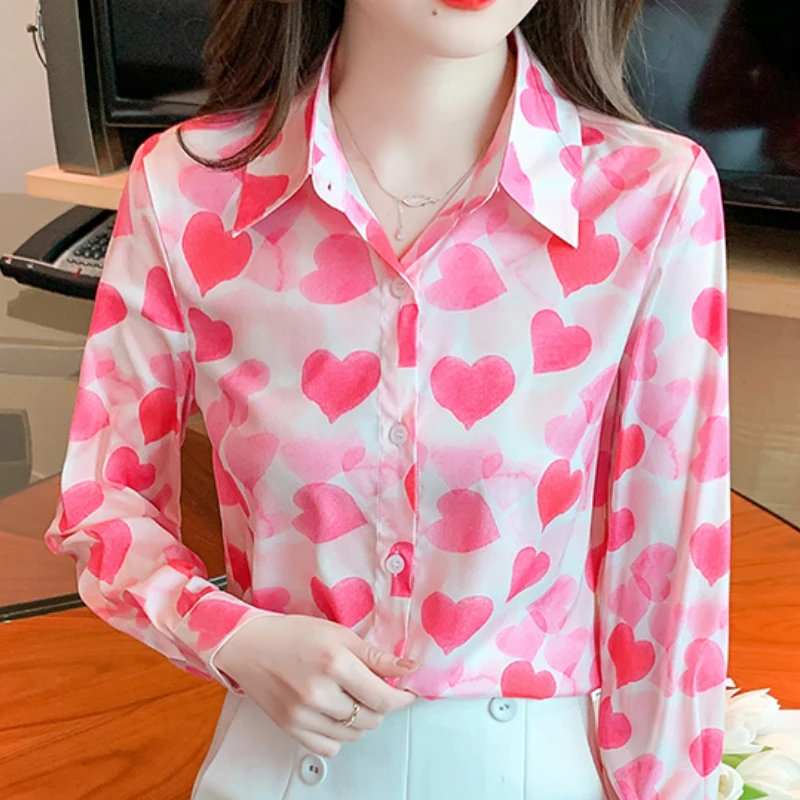 Female Blusas Mujer Women Blouses and Tops Elegant Fashion Women's Long Sleeves Tops Printing Office Ladies Spliced Dropshipping
Female Blusas Mujer Women Blouses and Tops Elegant Fashion Women's Long Sleeves Tops Printing Office Ladies Spliced Dropshipping