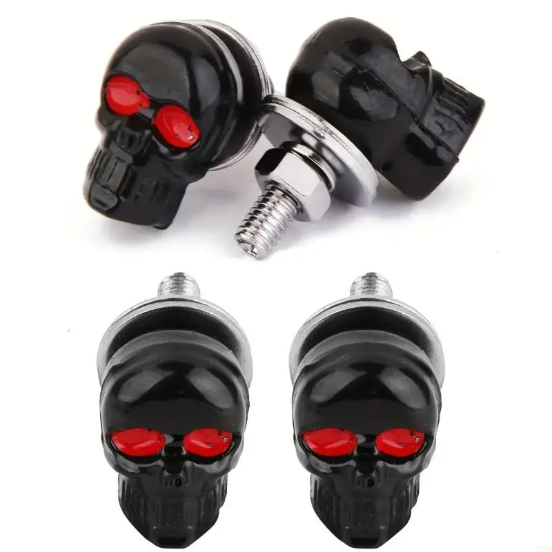 77HF Skull Shaped License Plate Screws For Motorcycle And Car Universal 1/4'' Thread Anti Theft Design Fastener Cap Bolt
77HF Skull Shaped License Plate Screws For Motorcycle And Car Universal 1/4'' Thread Anti Theft Design Fastener Cap Bolt