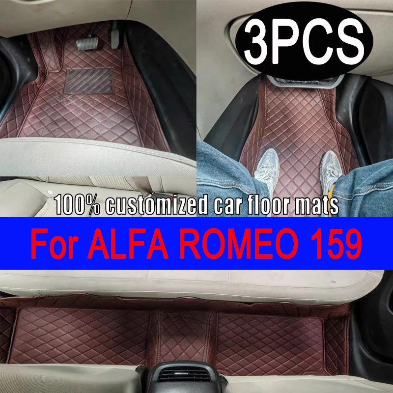 Custom Car Floor Mats For ALFA ROMEO 159 2006-2012 set Automobile Carpet Rugs Foot
Custom Car Floor Mats For ALFA ROMEO 159 2006-2012 set Automobile Carpet Rugs Foot