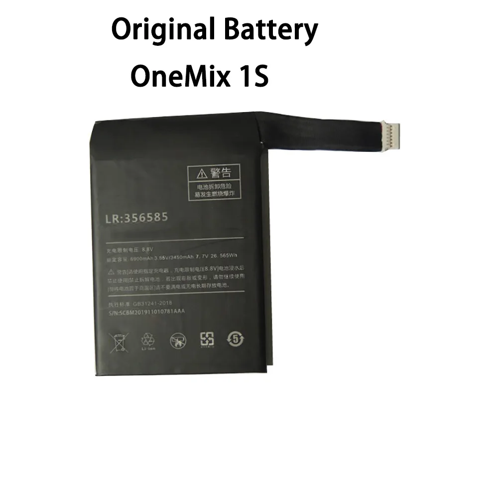 New Original Battery For One-Netbook For One Netbook One Mix OneMix 1S OneMix1S 6900MAH 3.85V 26.565WH
New Original Battery For One-Netbook For One Netbook One Mix OneMix 1S OneMix1S 6900MAH 3.85V 26.565WH