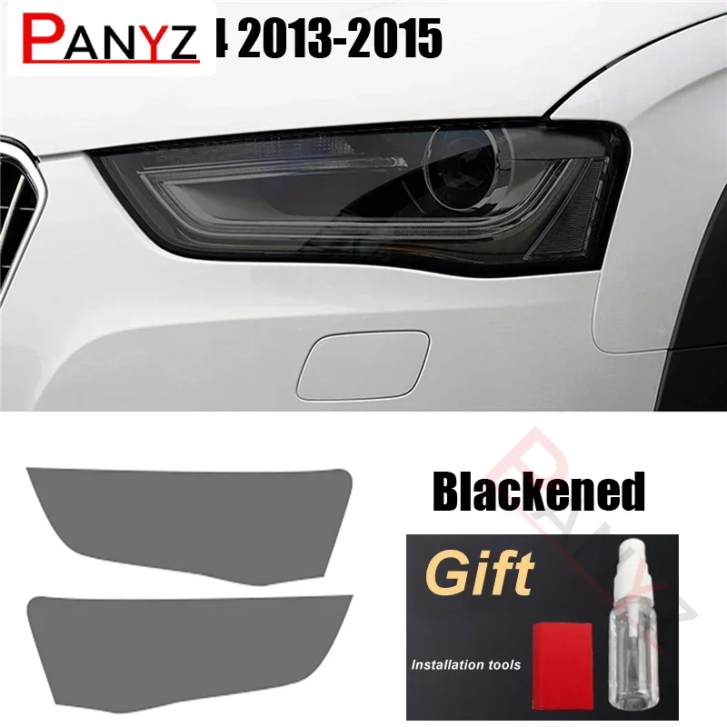 Car Headlight Tint Smoked Black/Transparent Protective Film TPU Sticker Precut For Audi A4 2013-2020 Light Accessories LH+RH
Car Headlight Tint Smoked Black/Transparent Protective Film TPU Sticker Precut For Audi A4 2013-2020 Light Accessories LH+RH