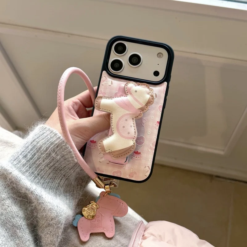 Korean Cute Bow Cake Plaid Pattern Leather Phone Case For iPhone 17 Pro 16 15 14 Pro Max Cover with Horse Wristband Strap Cases
Korean Cute Bow Cake Plaid Pattern Leather Phone Case For iPhone 17 Pro 16 15 14 Pro Max Cover with Horse Wristband Strap Cases