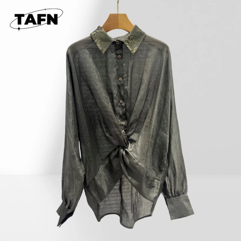 High Street Fashionable Simple Graceful Comfortable Niche Women's Solid Color Cotton Shirt Loose Fit Blouse AF2110
High Street Fashionable Simple Graceful Comfortable Niche Women's Solid Color Cotton Shirt Loose Fit Blouse AF2110