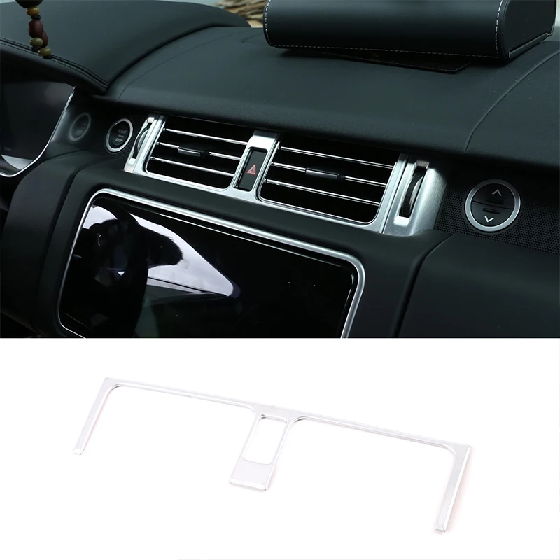 For Land Rover Range Rover Vogue 2018-2021 Car central Control Air Outlet Decorative Frame ABS Silver Car Accessories
For Land Rover Range Rover Vogue 2018-2021 Car central Control Air Outlet Decorative Frame ABS Silver Car Accessories