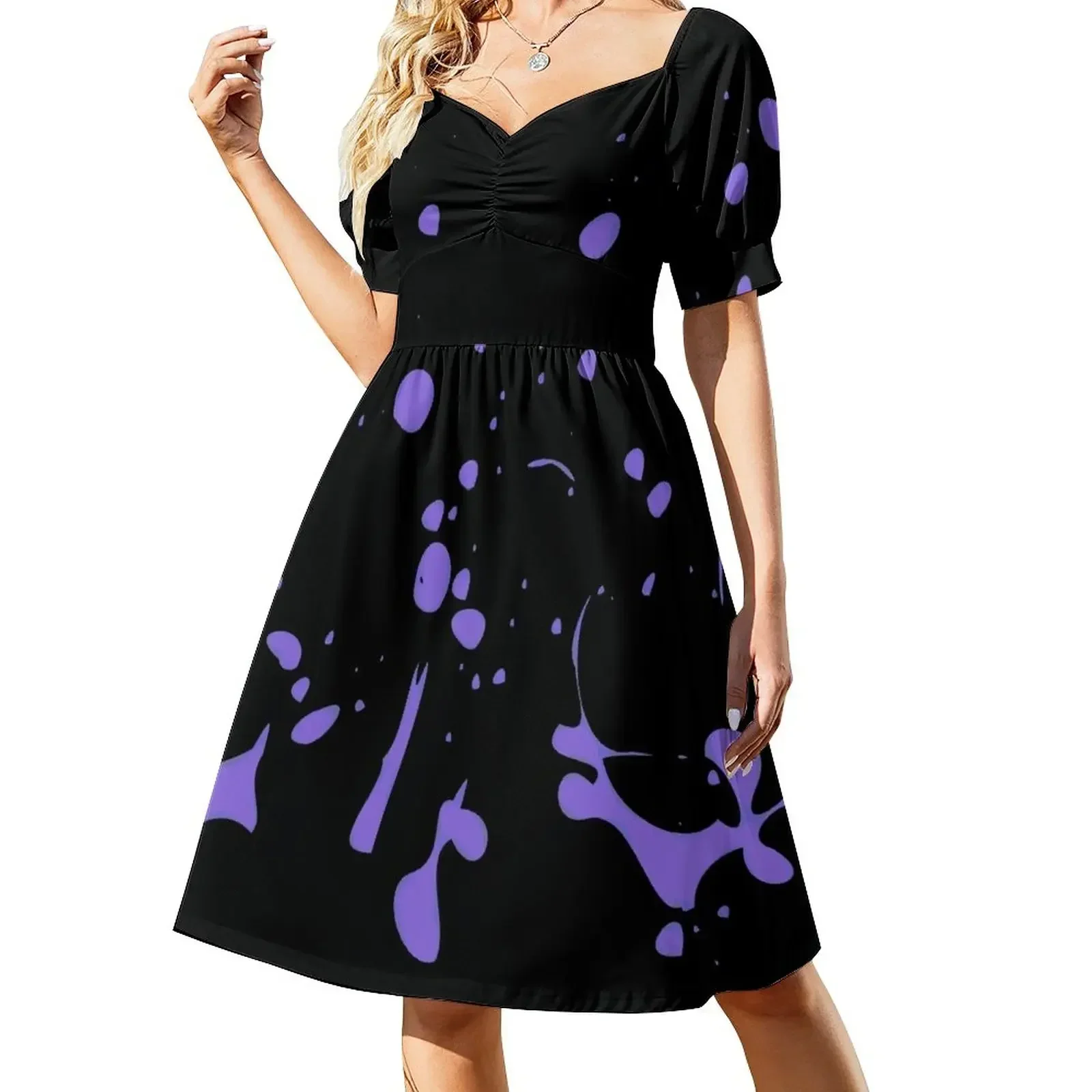 Violet Snow Night Abstraction Short-Sleeved Dress evening dresses luxury 2025 summer dresses for women 2025 Dress
Violet Snow Night Abstraction Short-Sleeved Dress evening dresses luxury 2025 summer dresses for women 2025 Dress