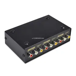 2 Port RCA 2 in 1 out Composite Video L Switcher Selector Box for DVD Player SNES N64 for 2 Port RCA 2 in 1 out Composite Video L Switcher Selector Box for DVD Player SNES N64 for