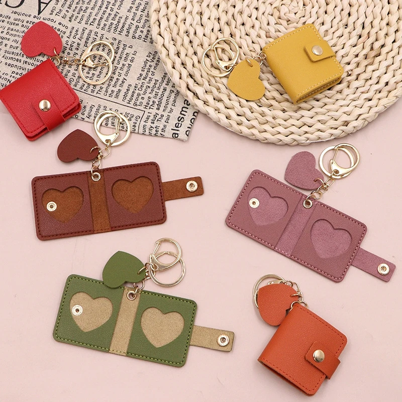 Photo Card Holder Keychain DIY Mini Photo Album Pockets Storage Portable Key Ring Bag Pendant 
Photo Card Holder Keychain DIY Mini Photo Album Pockets Storage Portable Key Ring Bag Pendant