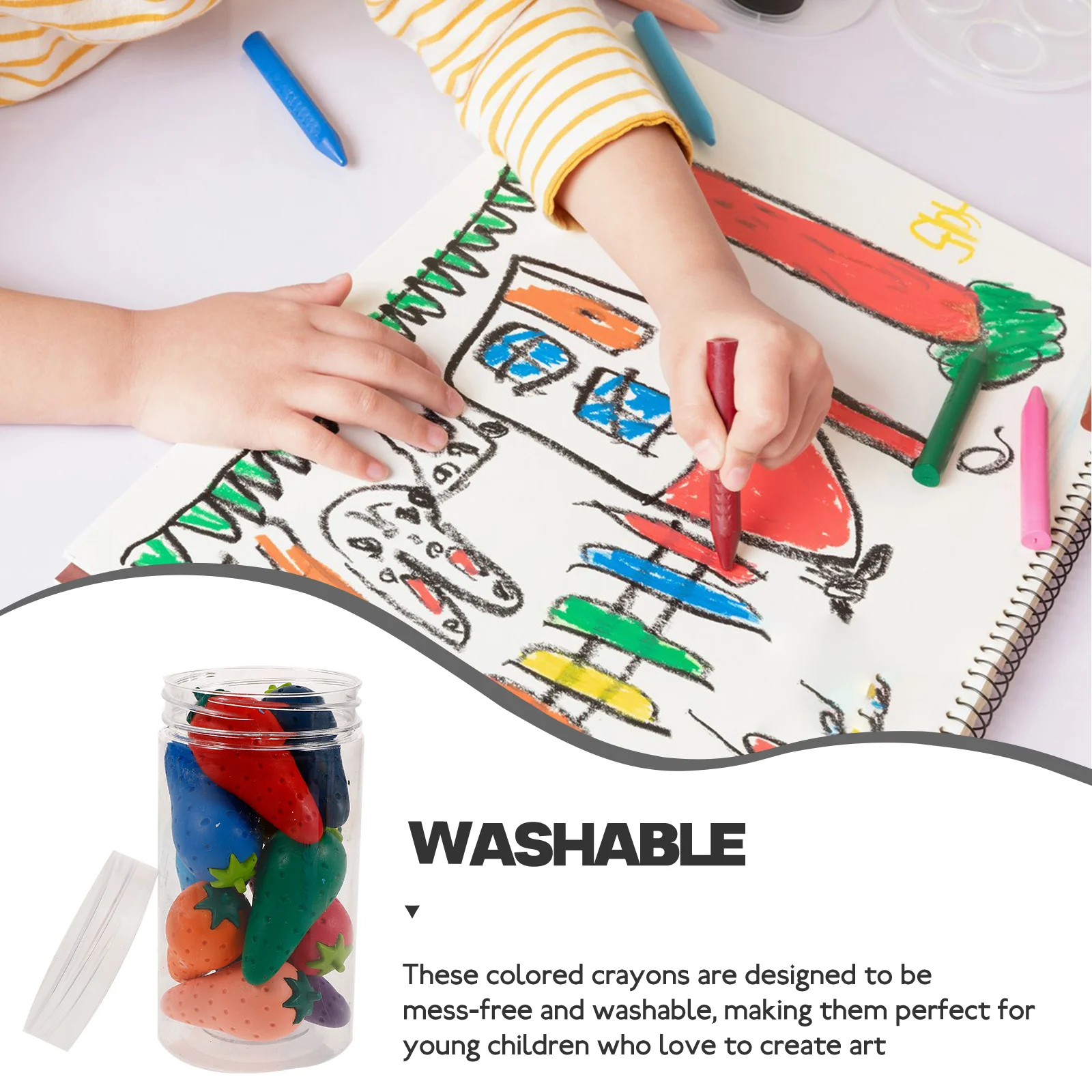 10 Pcs Mini Fruits Shaped Crayons Washable Kids Painting Supplies Toddler Art Craft Tools Colored Small Wax Pencils
10 Pcs Mini Fruits Shaped Crayons Washable Kids Painting Supplies Toddler Art Craft Tools Colored Small Wax Pencils