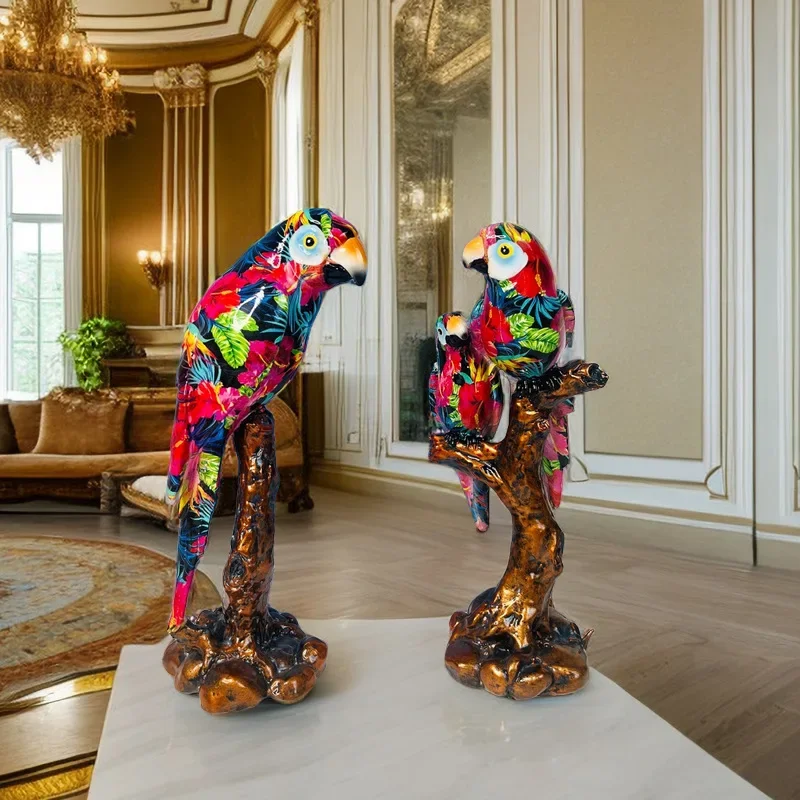 European style creative dazzle color parrot ornament home living room TV cabinet decoration gift
European style creative dazzle color parrot ornament home living room TV cabinet decoration gift