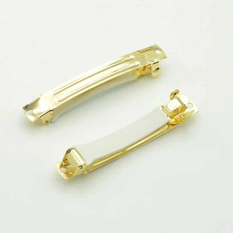 10PCS 8CM Golden Metal French Barrettes With White Rubber Tube Plain Snap Hairpin Automatic Hair Clips for DIY Hair Accessories
10PCS 8CM Golden Metal French Barrettes With White Rubber Tube Plain Snap Hairpin Automatic Hair Clips for DIY Hair Accessories
