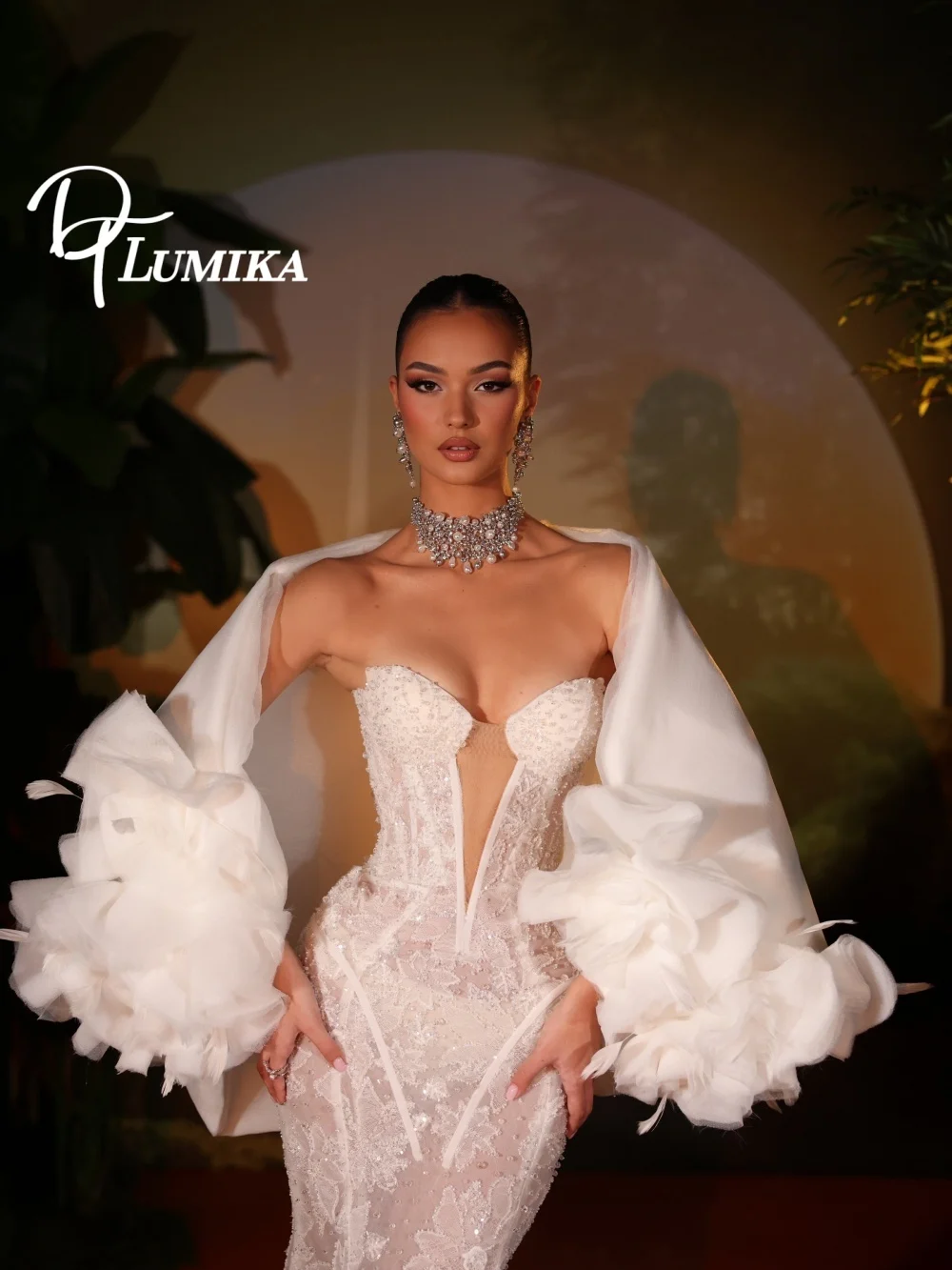 Glamorous Sweetheart Wedding Dress 2026 Romantic Puff-Sleeve Bridal Gown Luxurious Mermaid Floor-Length Bridal Dress Robe De Mar
Glamorous Sweetheart Wedding Dress 2026 Romantic Puff-Sleeve Bridal Gown Luxurious Mermaid Floor-Length Bridal Dress Robe De Mar