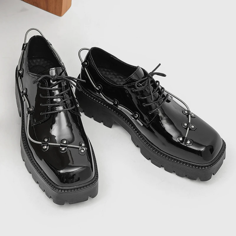 High End Thick Sole Derby Shoes Niche Design Height Increasing Anti Slip Personalized Spring Youthful Fashionable Shoes
High End Thick Sole Derby Shoes Niche Design Height Increasing Anti Slip Personalized Spring Youthful Fashionable Shoes