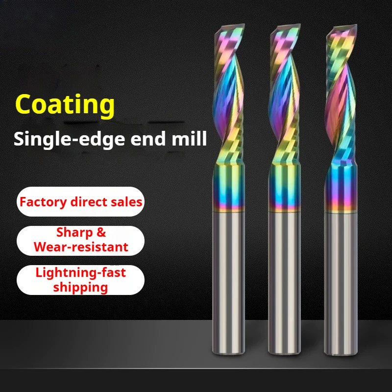 3.175mm DLC Coated Single-Flute Solid Carbide Spiral Router Bit for Acrylic & PVC CNCEngraving Tool
3.175mm DLC Coated Single-Flute Solid Carbide Spiral Router Bit for Acrylic & PVC CNCEngraving Tool