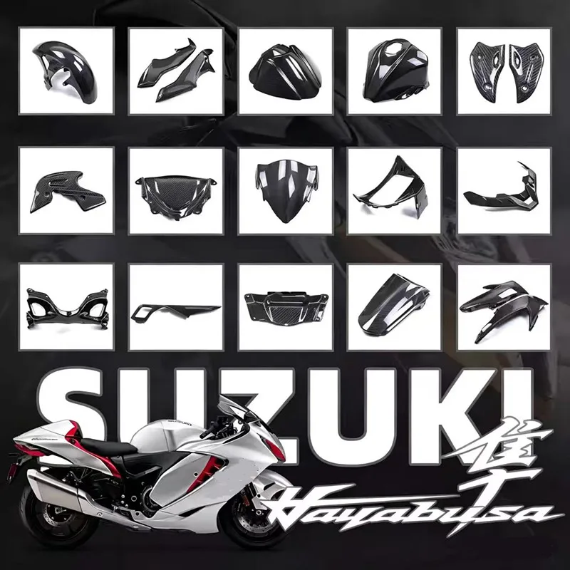 Carbon Fiber Exterior Shells for Suzuki GSX1300R 2008-2020 Motorcycle Body Mod Complete Set of High-Quality Fiberglass Accessori
Carbon Fiber Exterior Shells for Suzuki GSX1300R 2008-2020 Motorcycle Body Mod Complete Set of High-Quality Fiberglass Accessori