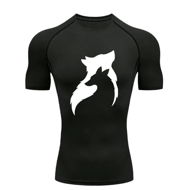 Black and White Wolf Head Men Sports T-shirt Gym Jogging Running Workout T-Shirt Compression Tee Quick Dry Short T-Shirt For Men
Black and White Wolf Head Men Sports T-shirt Gym Jogging Running Workout T-Shirt Compression Tee Quick Dry Short T-Shirt For Men