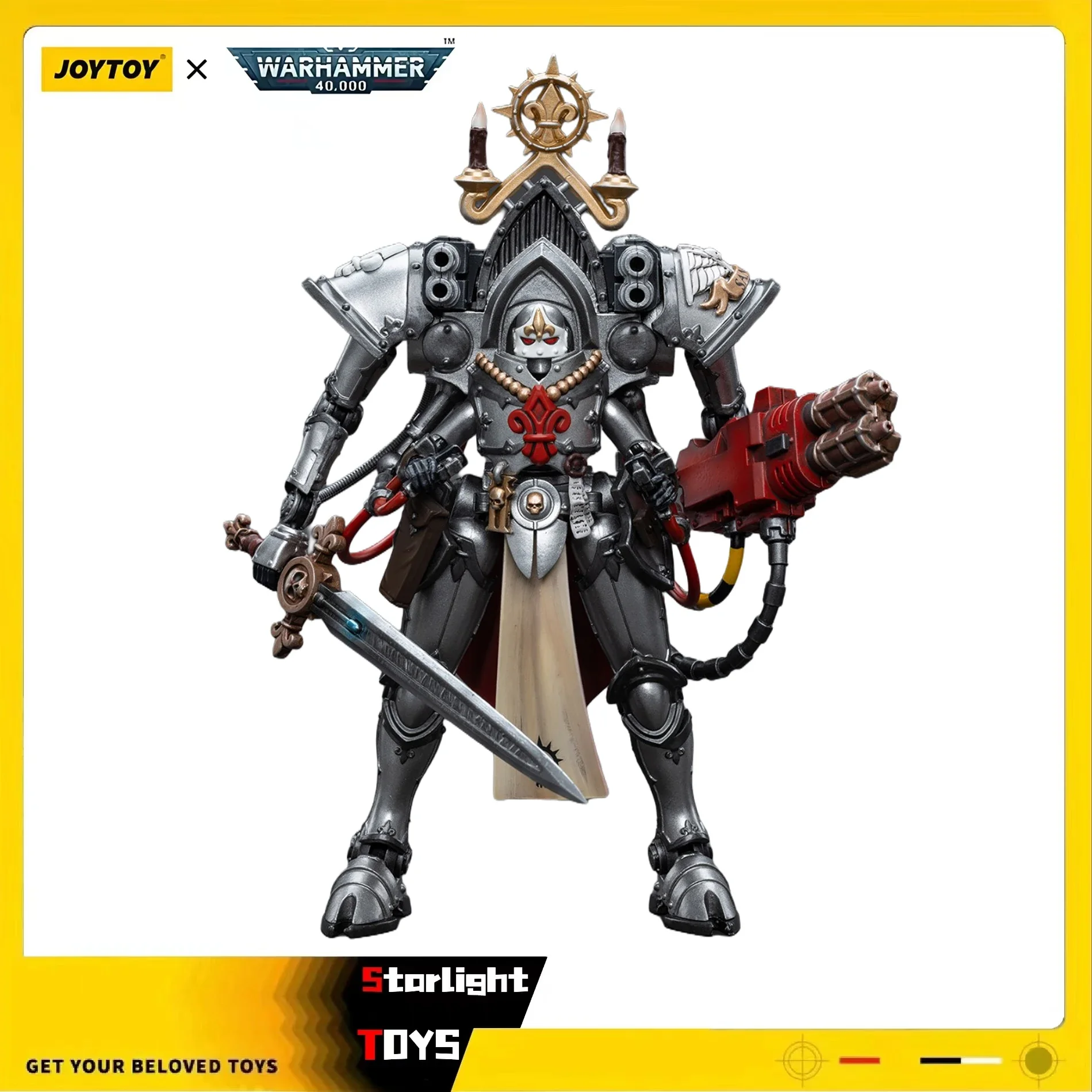 JOYTOY Warhammer 40K Adepta Sororitas Order of The Argent Shroud Paragon Warsuit Sister Collaen Model Toy 1/18 Action Figure
JOYTOY Warhammer 40K Adepta Sororitas Order of The Argent Shroud Paragon Warsuit Sister Collaen Model Toy 1/18 Action Figure