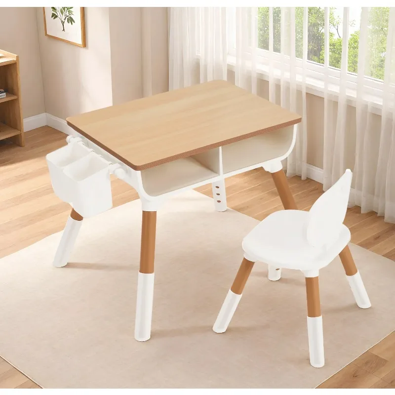 Adjustable Toddler Table and Chair Set with Drawer and Basket, Kids Furniture for Reading, Drawing, Eating, Preschool,
Adjustable Toddler Table and Chair Set with Drawer and Basket, Kids Furniture for Reading, Drawing, Eating, Preschool,