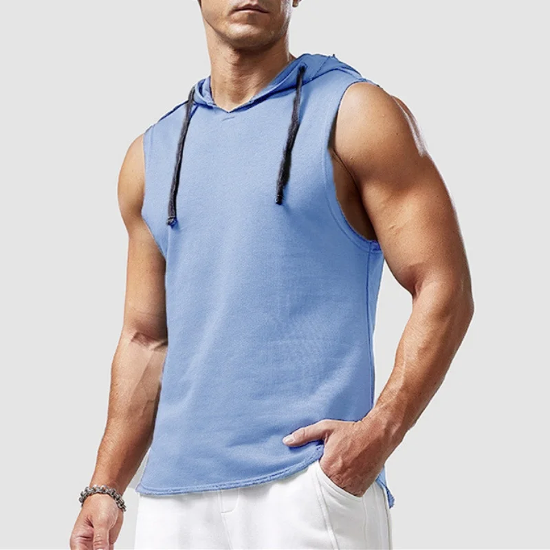 Quick Dry Jogging Fitness Men Summer Sleeveless Hood T Shirts Shorts Sports Suits Thin Breathable Beach Male Running Lightweight
Quick Dry Jogging Fitness Men Summer Sleeveless Hood T Shirts Shorts Sports Suits Thin Breathable Beach Male Running Lightweight