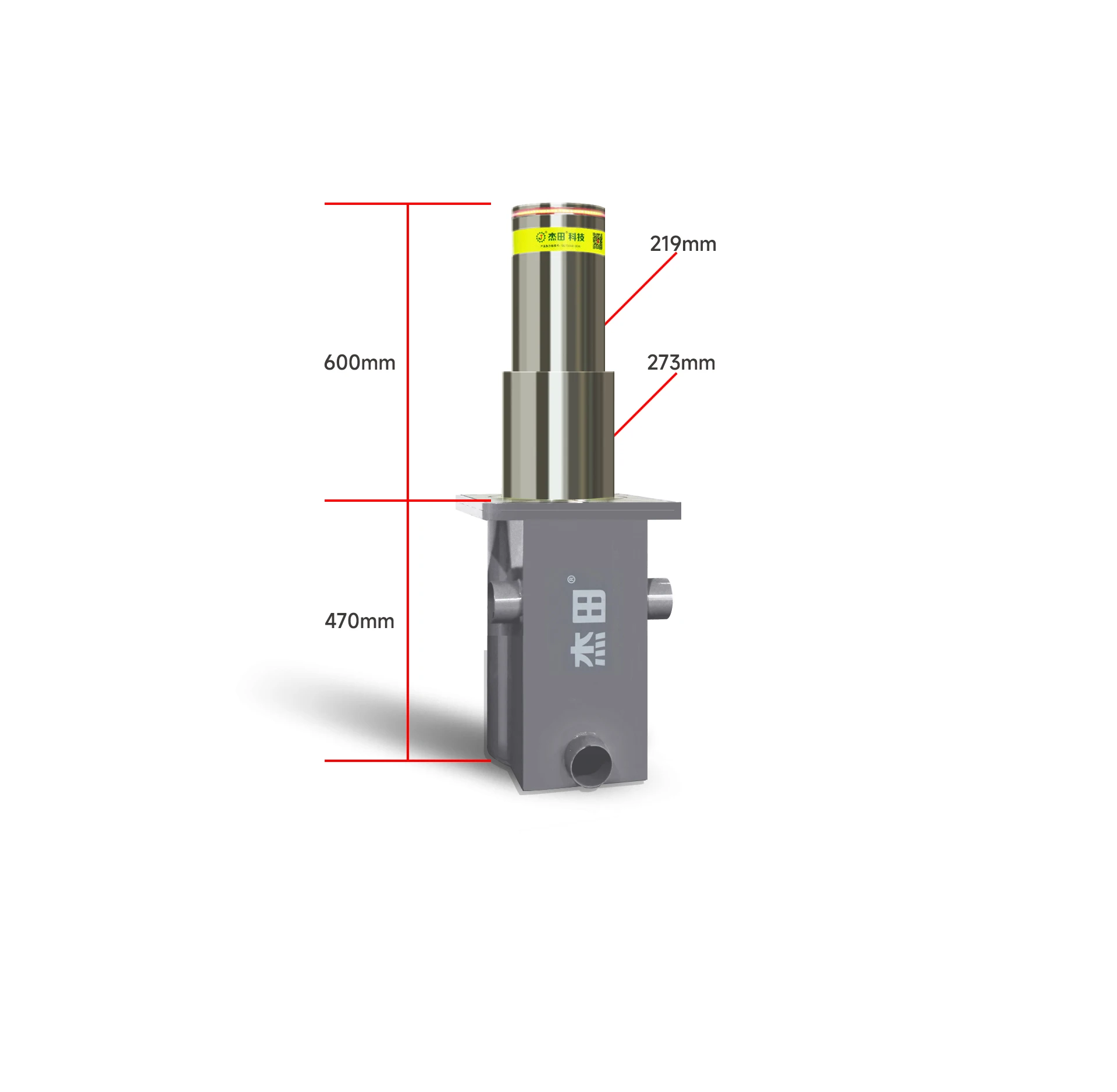 Pneumatic Hydraulic Column Lifting Kit Automatic Rising Automatic 2 Stage Telescopic Safety Bollard System
Pneumatic Hydraulic Column Lifting Kit Automatic Rising Automatic 2 Stage Telescopic Safety Bollard System