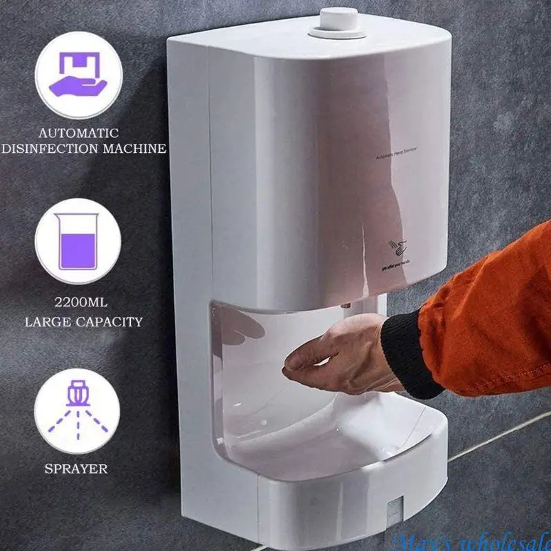 Non-Contact Hand Cleaner Dispenser Disinfectant Dispenser Wall-mounted Auto Soap Dispenser 448A
Non-Contact Hand Cleaner Dispenser Disinfectant Dispenser Wall-mounted Auto Soap Dispenser 448A