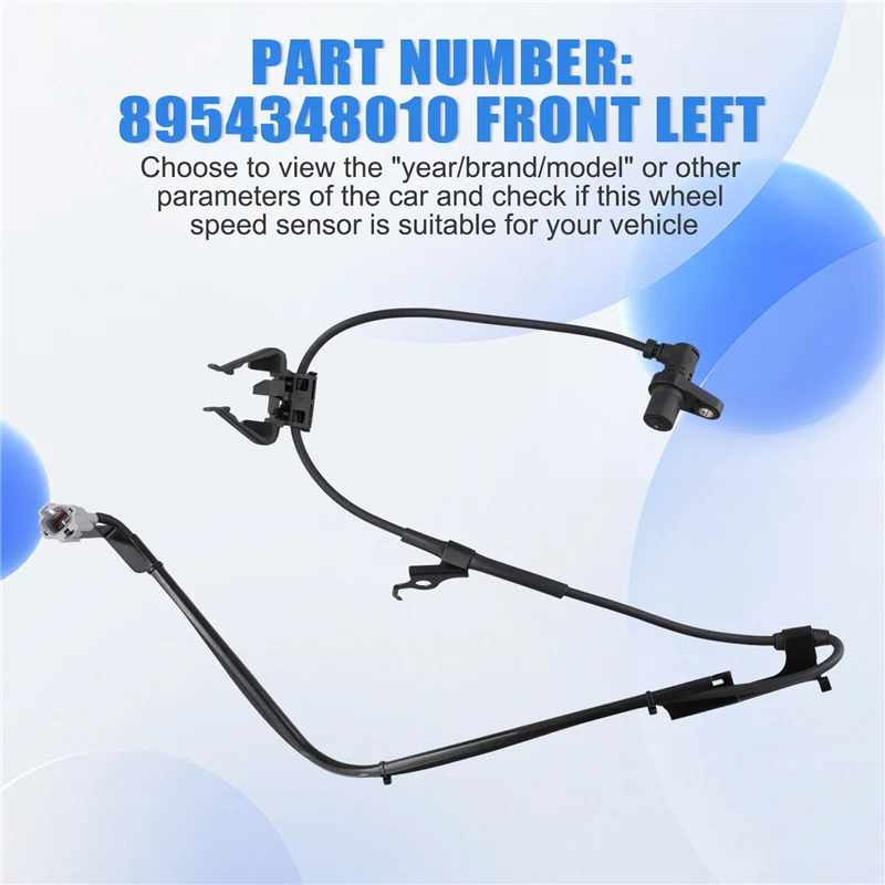 NEW-ABS Wheel Speed Sensor For Toyota Harrier 1997-2003 Lexus RX300 1998-2003 W/FWD
NEW-ABS Wheel Speed Sensor For Toyota Harrier 1997-2003 Lexus RX300 1998-2003 W/FWD