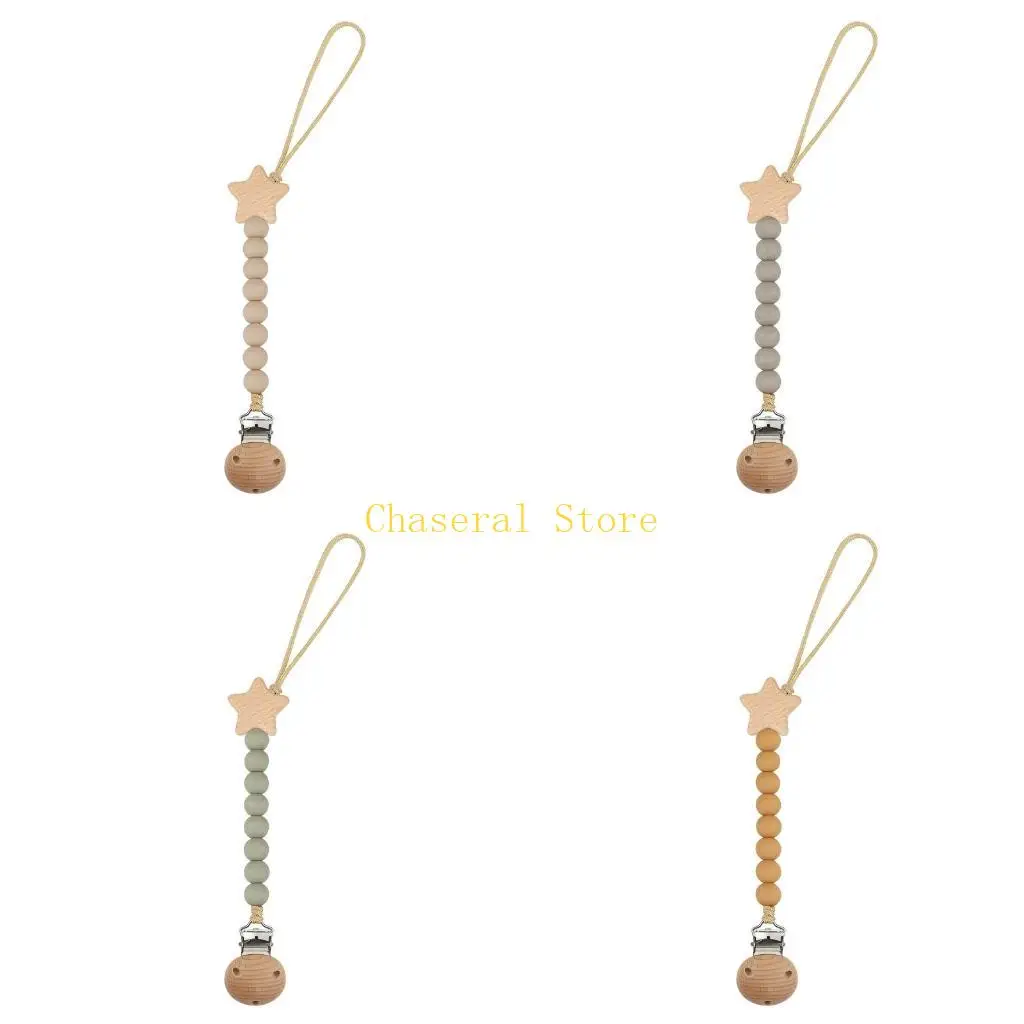 E7CE Silicone Bead Infant Pacifier Clip Rattle Toy Anti-Drop Clip Burp Cloth Chain Soother Holder Baby Pacifier Accessories
E7CE Silicone Bead Infant Pacifier Clip Rattle Toy Anti-Drop Clip Burp Cloth Chain Soother Holder Baby Pacifier Accessories