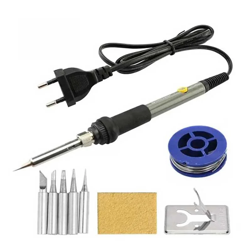 【B07R】60W Adjustable Temperature EU 220V Electric Soldering Iron Heat Pen Tips Welding Iron Rework Station For Repairing DIY
【B07R】60W Adjustable Temperature EU 220V Electric Soldering Iron Heat Pen Tips Welding Iron Rework Station For Repairing DIY