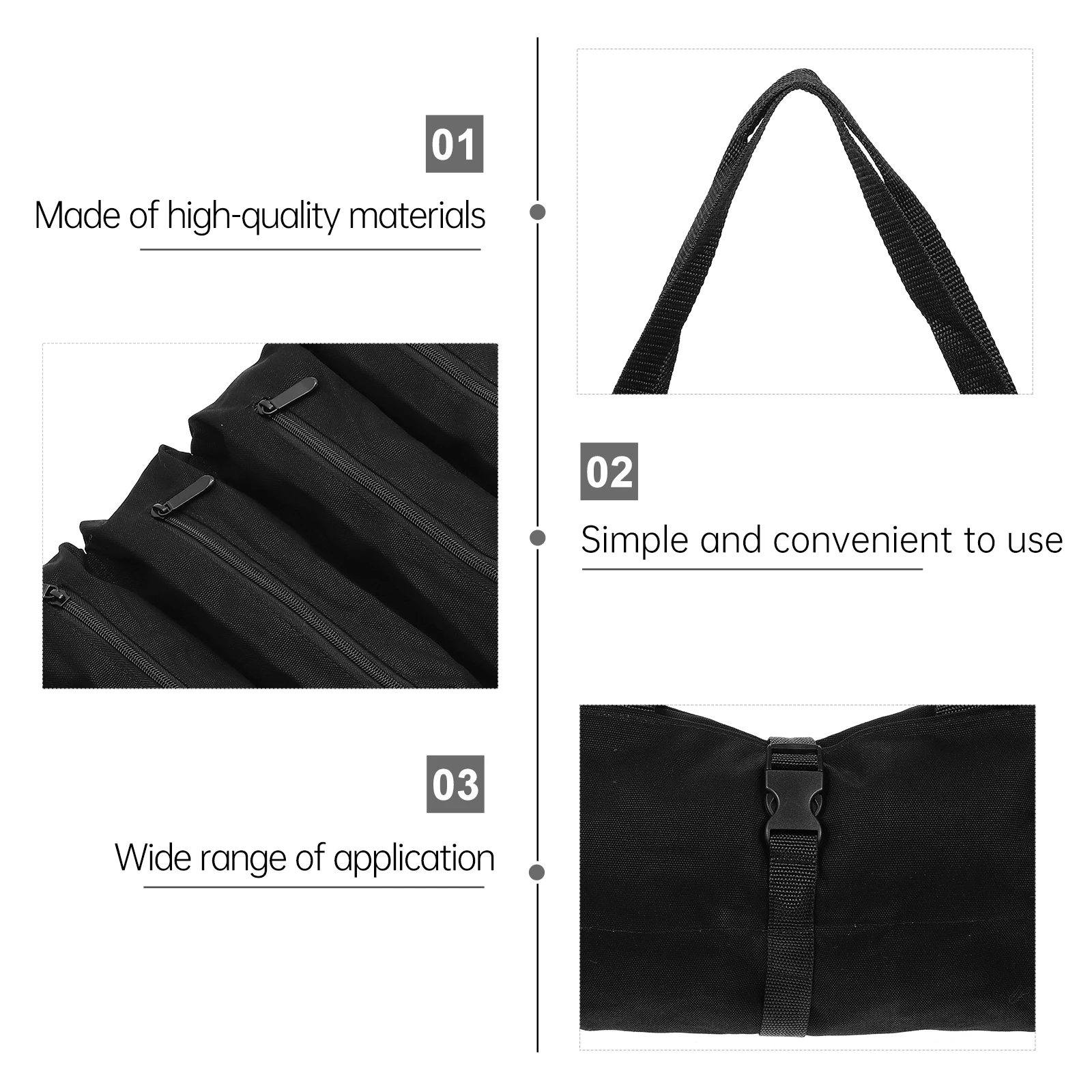 Kit Back Pouch Hanging Folding Auto Tools Canvas Material Scientific Design Zipper Independent Storage Long
Kit Back Pouch Hanging Folding Auto Tools Canvas Material Scientific Design Zipper Independent Storage Long