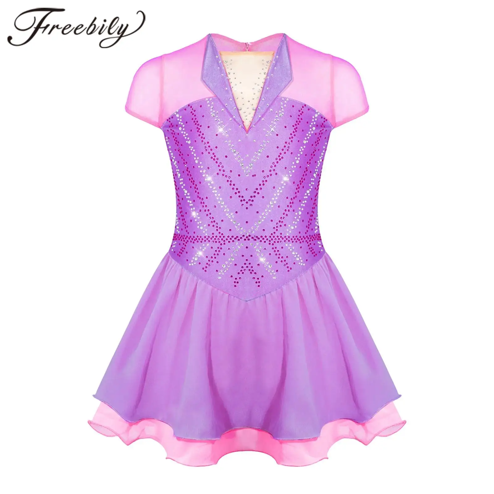 Kids Dance Costume Figure Skating Clothes Girls Dancewear Ballroom Dresses Ballet Tutu Dancing Gymnastic Leotard Dress
Kids Dance Costume Figure Skating Clothes Girls Dancewear Ballroom Dresses Ballet Tutu Dancing Gymnastic Leotard Dress