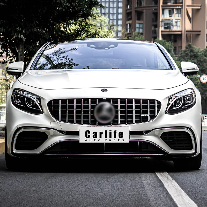 Body Kit for S Coupe W217/C217 2015-2021 Upgrade to S63 Coupe with Grill Bumpers.
Body Kit for S Coupe W217/C217 2015-2021 Upgrade to S63 Coupe with Grill Bumpers.
