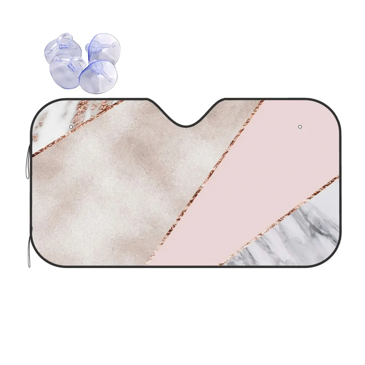 Spliced Mixed Rose Gold Marbl Sunshade Windscreen Car Front Windshield Window Sun Visor Accessories Covers
Spliced Mixed Rose Gold Marbl Sunshade Windscreen Car Front Windshield Window Sun Visor Accessories Covers