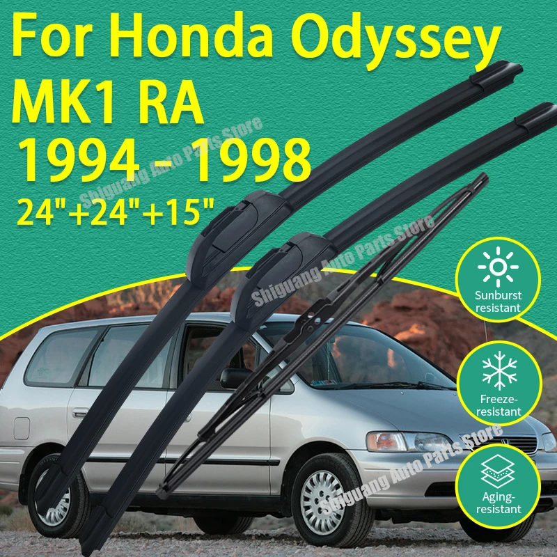 Front Rear Silicone Coating Wipers for Honda Odyssey MK1 RA 1994 - 1998 North America Car Wiper Windshield Windscreen Accessorie
Front Rear Silicone Coating Wipers for Honda Odyssey MK1 RA 1994 - 1998 North America Car Wiper Windshield Windscreen Accessorie
