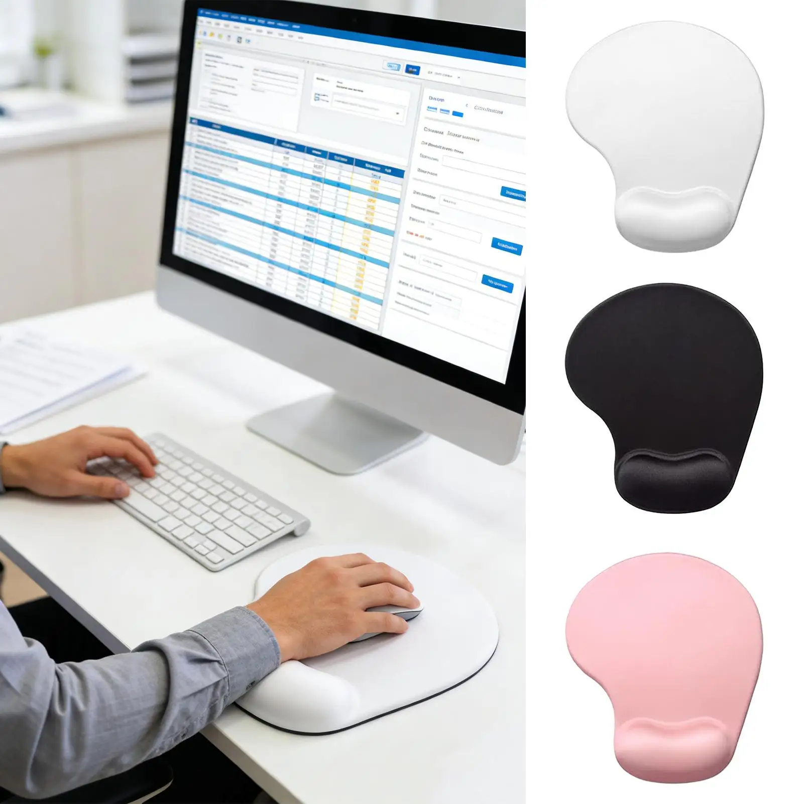 Коврик для мыши с подставкой для запястья, нескользящий, эргономичный, с поддержкой для запястья, для игр, учебы, ноутбука, компьютера, работы, дома
Коврик для мыши с подставкой для запястья, нескользящий, эргономичный, с поддержкой для запястья, для игр, учебы, ноутбука, компьютера, работы, дома