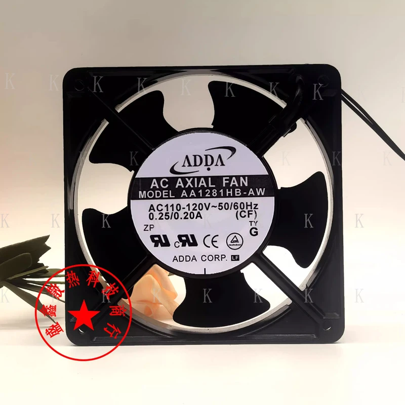 C FOR ADDA AA1281HB-AW AC110V -120V 0.25-0.20A 12cm 12038 Cooling Fan
C FOR ADDA AA1281HB-AW AC110V -120V 0.25-0.20A 12cm 12038 Cooling Fan