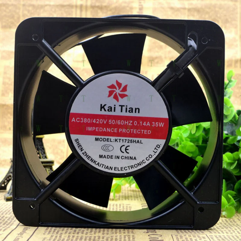 Вентилятор охлаждения для шкафов H for Kai tian AC380/420V KT1725HAL 0.14A 35W
Вентилятор охлаждения для шкафов H for Kai tian AC380/420V KT1725HAL 0.14A 35W