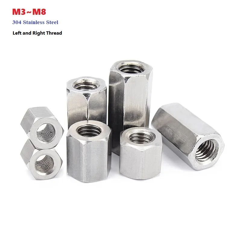Stainless Steel Left And Right Thread Hexagon Hex Extend Long Lengthened Rod Connector Joint Sleeve Tubular Coupling Nut M3~M8
Stainless Steel Left And Right Thread Hexagon Hex Extend Long Lengthened Rod Connector Joint Sleeve Tubular Coupling Nut M3~M8