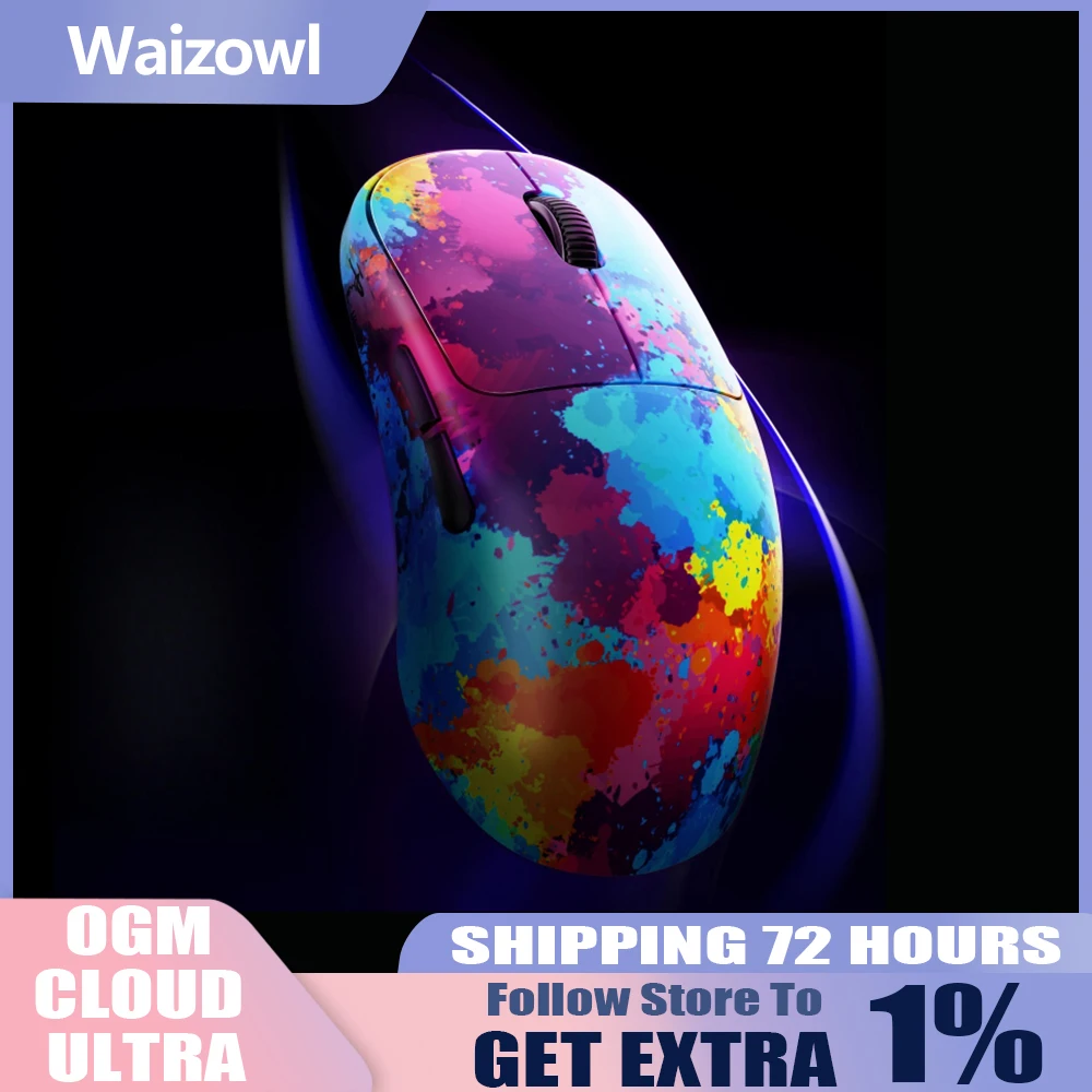 Беспроводная мышь Waizowl OGM Cloud Ultra 5,8 ГГц UWB Tri Mode 8K PAW3950 20000 кадров в секунду 30000 точек на дюйм Легкие игровые мыши для аксессуаров для ПК
Беспроводная мышь Waizowl OGM Cloud Ultra 5,8 ГГц UWB Tri Mode 8K PAW3950 20000 кадров в секунду 30000 точек на дюйм Легкие игровые мыши для аксессуаров для ПК