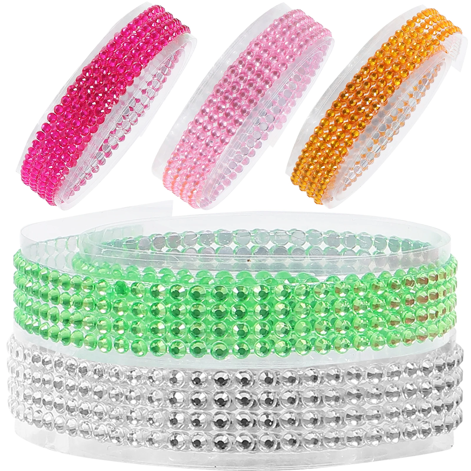 5 Rolls Shiny Rhinestone Self-Adhesive Tape Bling Decorative Gemstone Sticker For Phone Case Gift Box Scrapbook Cup Acrylic
5 Rolls Shiny Rhinestone Self-Adhesive Tape Bling Decorative Gemstone Sticker For Phone Case Gift Box Scrapbook Cup Acrylic